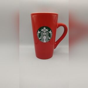 Starbucks Bold Holiday 2024 Red Tall Mug 16 oz